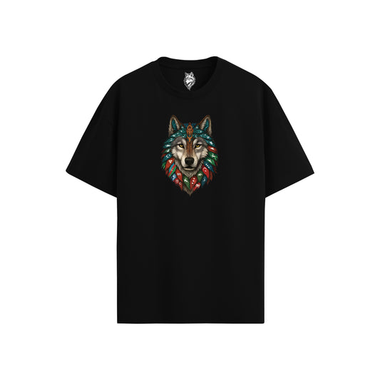 TÜRK DEVLETLERİ MAVİ KURT T-shirt Oversize