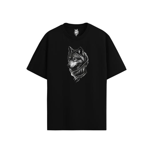 SİYAH KURT T-shirt Oversize